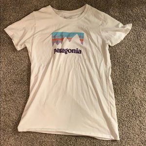 White Patagonia t-shirt